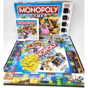 Monopoly Gamer Nintendo Mario Bros Battle Edition Board Game Complete